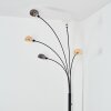 Nikkala floor lamp black, 5-light sources