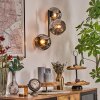Ripoll globe light, wall light Smoke-coloured, 3-light sources