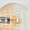 Koyoto globe light, wall light Amber, clear, 3-light sources