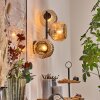 Ripoll globe light, wall light Amber, 3-light sources