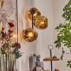 Ripoll globe light, wall light gold, 3-light sources