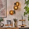 Koyoto globe light, wall light gold, 3-light sources