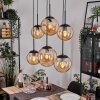 Gastor hanging light, globe light, pendant light Amber, 6-light sources