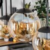 Gastor hanging light, globe light, pendant light Amber, 6-light sources