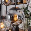 Gastor hanging light, globe light, pendant light Amber, clear, Smoke-coloured, 6-light sources