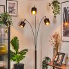 Alsen floor lamp chrome, black, 3-light sources
