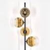 Ripoll floor lamp gold, clear, 4-light sources