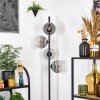 Ripoll floor lamp clear, Smoke-coloured, 4-light sources