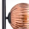Ripoll floor lamp clear, coppery, 4-light sources