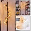 Koyoto floor lamp 31 cm Amber, clear, 6-light sources