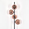 Ripoll floor lamp coppery, 4-light sources