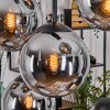 Gastor hanging light, globe light, pendant light Smoke-coloured, 8-light sources