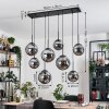 Gastor hanging light, globe light, pendant light Smoke-coloured, 8-light sources
