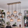 Koyoto hanging light, globe light, pendant light Ecru, black, 8-light sources