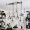 Koyoto hanging light, globe light, pendant light Ecru, black, 8-light sources