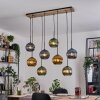 Koyoto hanging light, globe light, pendant light Ecru, black, 8-light sources