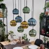 Koyoto hanging light, globe light, pendant light Ecru, black, 8-light sources