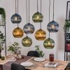 Koyoto hanging light, globe light, pendant light Ecru, black, 8-light sources