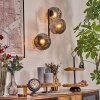 Ripoll globe light, wall light Smoke-coloured, 3-light sources