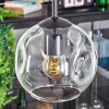 Ripoll hanging light, globe light, Cluster pendant lamp clear, 3-light sources