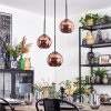 Koyoto hanging light, globe light, Cluster pendant lamp 30 cm coppery, 3-light sources