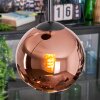 Koyoto hanging light, globe light, Cluster pendant lamp 30 cm coppery, 3-light sources