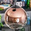 Koyoto hanging light, globe light, Cluster pendant lamp 30 cm clear, coppery, 3-light sources