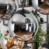 Gastor hanging light, globe light, pendant light Amber, Smoke-coloured, 8-light sources