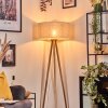 Saladillo floor lamp Light wood, white, 1-light source