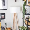 Saladillo floor lamp Light wood, white, 1-light source