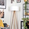 Saladillo floor lamp Light wood, white, 1-light source