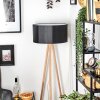 Saladillo floor lamp Light wood, white, 1-light source