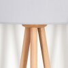 Saladillo floor lamp Light wood, white, 1-light source