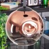 Ripoll hanging light, globe light, Cluster pendant lamp clear, coppery, 3-light sources