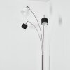 Bassagoda floor lamp matt nickel, black, 3-light sources