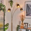 Alsen floor lamp brass, black, 3-light sources