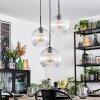 Koyoto hanging light, globe light, Cluster pendant lamp clear, 3-light sources