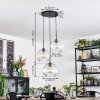 Koyoto hanging light, globe light, Cluster pendant lamp clear, 3-light sources