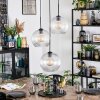 Koyoto hanging light, globe light, Cluster pendant lamp clear, 3-light sources
