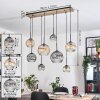 Ripoll hanging light, globe light, pendant light Ecru, black, 8-light sources