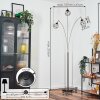 Yaak floor lamp matt nickel, black, 3-light sources