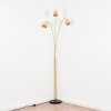 Lindberg floor lamp brass, black, 3-light sources