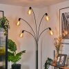 Codecro floor lamp black, white, 5-light sources
