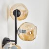 Ripoll globe light, wall light Amber, 3-light sources