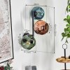 Ripoll globe light, wall light blue, green, coppery, 3-light sources