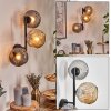 Ripoll globe light, wall light Amber, Smoke-coloured, 3-light sources