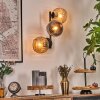 Ripoll globe light, wall light Amber, Smoke-coloured, 3-light sources