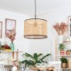 Ramila hanging light, pendant light Ecru, black, 1-light source