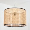 Ramila hanging light, pendant light Ecru, black, 1-light source