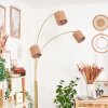 Soungou floor lamp brass, black, 3-light sources